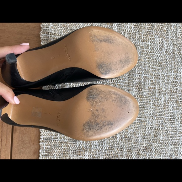 Coach Booties! Cute Coach Heel Booties. Excellent condition! - Picture 10 of 14